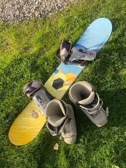 Snowboard set Burton + boty Salomon