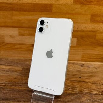 IPhone 11 64GB, bílý, 100% baterie (rok záruka)
