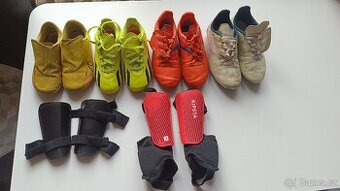 Dětské kopačky a chrániče