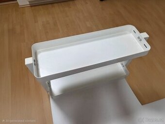 Police na stůl bílá IKEA VATTENKAR