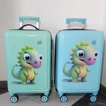 Dětský kufr Dino, 2 barvy - nové
