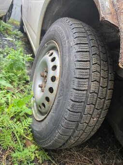 VW T4 2xplecháč +pneu 195/70R15C M+S