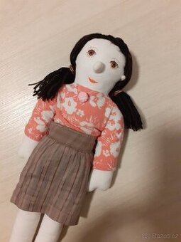 Látková panenka 37 cm HAND MADE