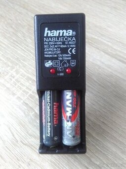 Nabíječka Hama na tužkové (AA) baterie včetně 4 ks baterií