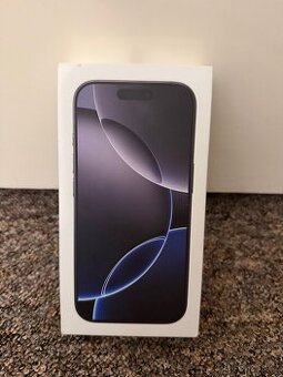 Apple iPhone 16 Pro 256gb Black Titan. TOP STAV, ROK ZARUKA