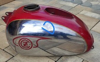 Jawa-čz 125/150 - náhradní nádrž - patina