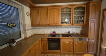 Dubová rustikální linka se spotřebiči,6011