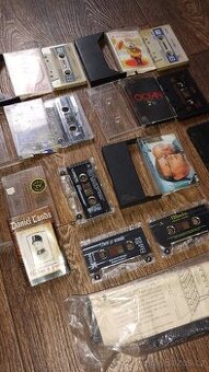 Kazety originální a stojánek