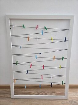 Rámeček na obrázky / fotky s kolíčky