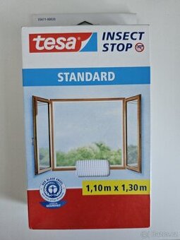 TESA Síť proti hmyzu na okno, bílá, 1,1m×1,3m