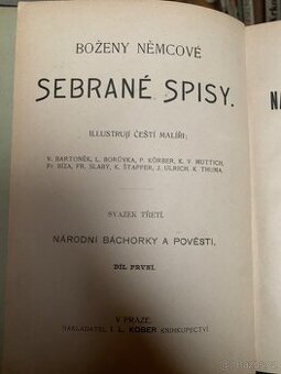 Božena Němcová – Národní báchorky a pověsti (staré ilustrova