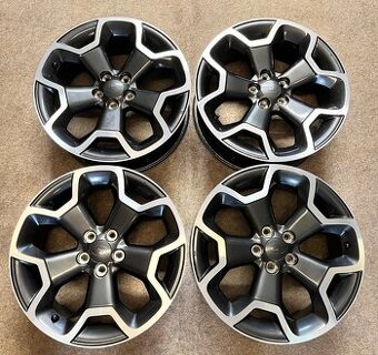 5x100 R17 originál disky Subaru XV - TOP STAV - nové senzory