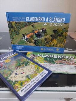 Kladensko a Slánsko z nebe + mapy