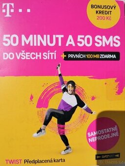 SIM karta pěkné číslo