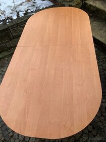 Dřevěný rozkládací stůl - 1