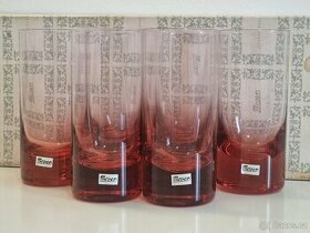 Moser sklenice - červené - 1