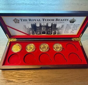 Investiční zlaté mince "The Royal Tudor Beasts"