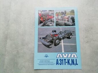 Avia 31 Turbo - prospekt podvozek - doprava v ceně
