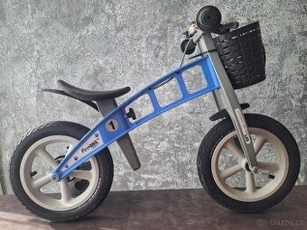 Dětské odrážedlo First Bike – modré, velmi dobrý stav