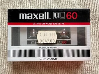 maxell UL 60 - MC audio kazeta - ZABALENÁ