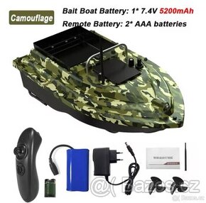 Zavážecí RC lodička Camo