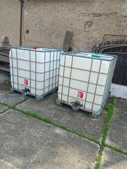 Nádrž 1000Ltr. IBC kontejner v pozinkované kleci 2600Kč