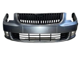 Přední nárazník šedé metalíza LF8L Škoda Superb 2 2011
