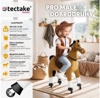 Houpací kůň na kolečkách Velký