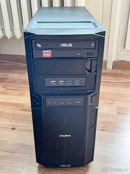 ✅ Herní PC – AMD Quad Core, RX 480, 16 GB RAM, SSD + HDD,