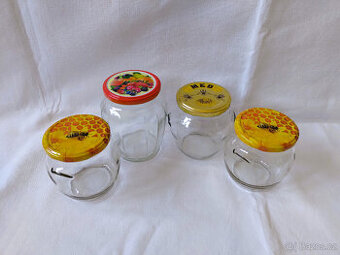 4x ozdobné sklenice; 1x720ml; 3x580ml;