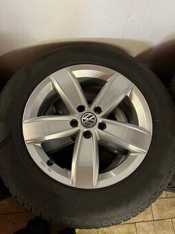 Alu disky VW 4ks, 5x112, včetně zimních pneu 215/65 R17