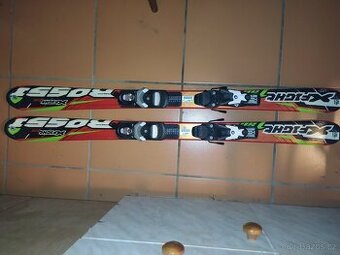 Dětské lyže Rossignol 120cm + lyžáky Rossignol vel. 36,5-37