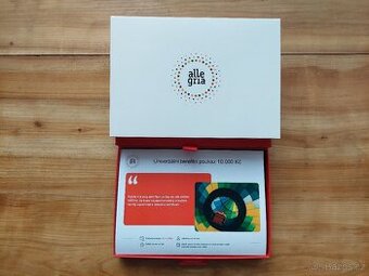 Poukaz voucher Allegria v hodnotě 10000 Kč firma na zážitky