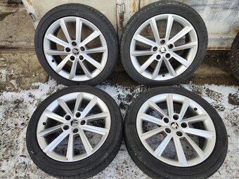 17"letní alu sada Teron 5x112 origo Škoda Octavia 3 Golf 7