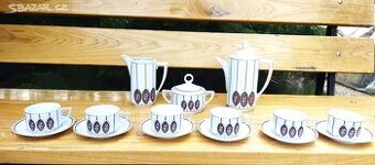 Retro čajové soupravy. Všechny jsou bez vady