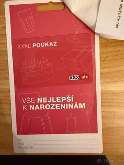 XXXLutz poukaz 12 150 Kč – platnost do 10/2028