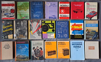 motoristická literatura Škoda, Wartburg, Fiat, Zetor