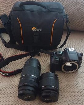 Jen DNES zrcadlovka Canon + 2 objektivy