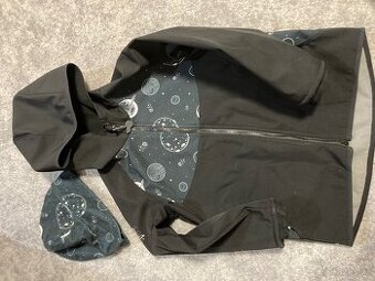 Dětská softsellová bunda s fleesem na jaro/ podzim