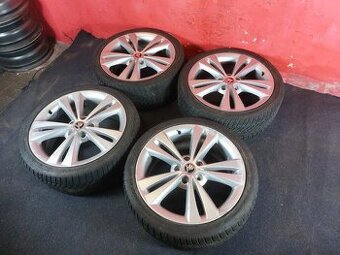 ALU disky 5x112 R18 se zimními pneu 225/40 R18