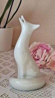 KRÁSNÝ LIŠÁK - ROYAL DUX porcelánová soška TOP STAV
