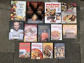 knihy o vaření a pečení 12x