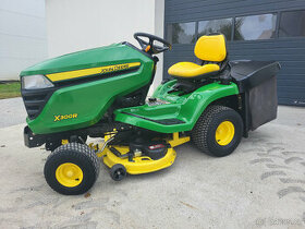 Prodám zahradní traktor John Deere X300R + sněžný pluh - 1