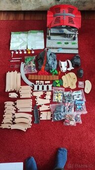 Vláčkodráha (dřevěná železnice) Dinoland + Hlavní nádraží