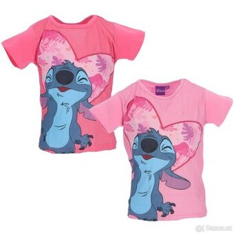 Stitch tričko se srdíčkem, nové,orig. Disney