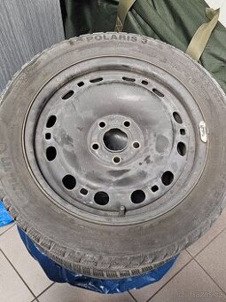 Plechové disky 15" + zimní pneu