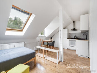 Pronájem bytu 1+kk, Holečkova, Smíchov, 17900 Kč/měs, 35 m2