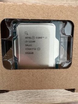 Intel Core i3‑12100 BOX (LGA 1700) + originál chladič – jako