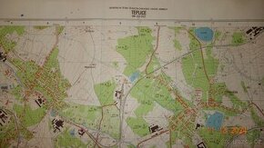 MAPA GENERÁLNÍ ŠTÁB. TEPLICE M 33-52 - 1