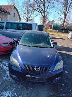 Prodám díly z MAZDA 3, 1.6 80kW,2005 motor Y6
